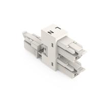 WAGO Net-H-splitter [Netstekker - Netbus, Netbus] Totaal aantal polen: 2 Wit 1 stuk(s) - thumbnail