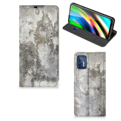 Motorola Moto G9 Plus | Standcase | Beton Print