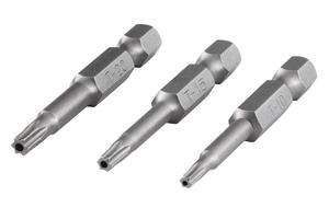 Wolfcraft Bit-set | TORX® met boring | Maat 25, 27, 30 | 3-delig - 1262000 Wolfcraft Bit-set | TORX® met boring | Maat 25, 27, 30 | 3-delig - 1262000