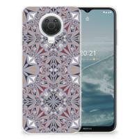 Nokia G20 | G10 | TPU | Siliconen hoesje | Flower Tiles - thumbnail