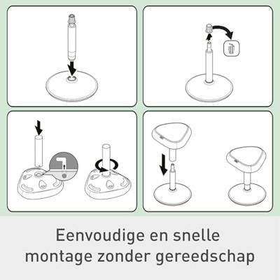 Leitz Poef Donkergrijs 65440089