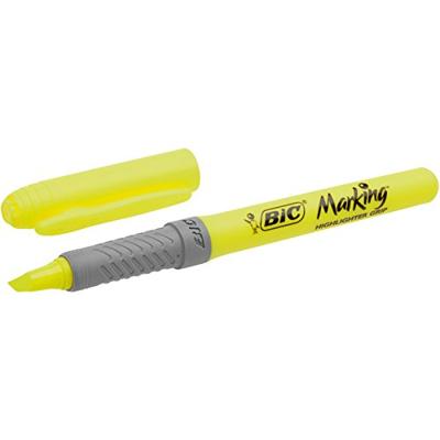 Markeerstift bic grip assorti