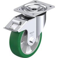 Blickle L-ALST 160K-FI Zwenkwiel met rem Wieldiameter: 160 mm Draagvermogen (max.): 400 kg 1 stuk(s) - thumbnail