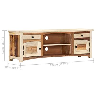 Tv-meubel 120x30x40 cm massief gerecycled hout