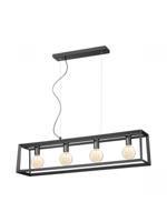 Home sweet home hanglamp Dito recht 4L - zwart - thumbnail