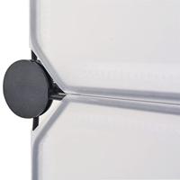 Schoenenkast met 10 ineengrijpende vakken wit - thumbnail