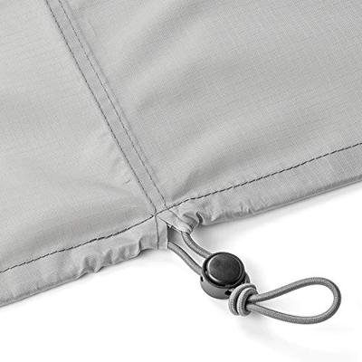 Proplus xl fietshoes - 210d oxford ripstop - lichtgrijs - 2 fietsen - e-bikes