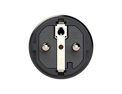 PC Electric 0522-ss Stekker met randaarde Massief rubber Zwart IP54