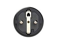 PC Electric 0522-ss Stekker met randaarde Massief rubber Zwart IP54 - thumbnail