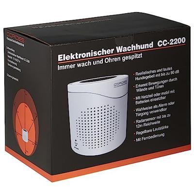 Cordes Haussicherheit Elektronische waakhond CC-2200 Wit Met afstandsbediening 120 dB 002002