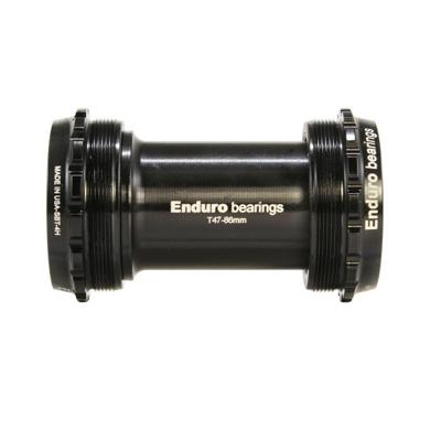 ENDURO BEARINGS T47 internal bottom bracket to 30mm (narrow) - a/c ss - black
