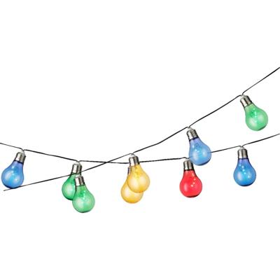 LED-lichtkrans Lumineo Zwart Multicolour Warm wit 4,5 m LED RGB 10