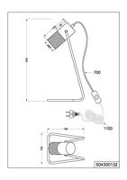Trio Landelijke bureaulampTosh - 504300132 - thumbnail