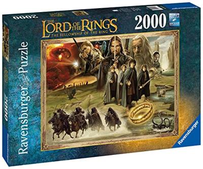 Ravensburger legpuzzel lord of the rings fellowship of the ring, 2000st. - thumbnail