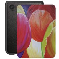 Lunso Kobo Clara BW / Clara Colour hoes (6 inch) - Vegan Saffiano Leren sleepcover - Tulpen - thumbnail