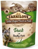 CARNILOVE DOG POUCH EEND / TIMOTHY GRAS 12X300 GR - thumbnail