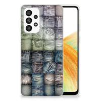 Silicone Back Cover Samsung Galaxy A33 5G Spijkerbroeken - thumbnail