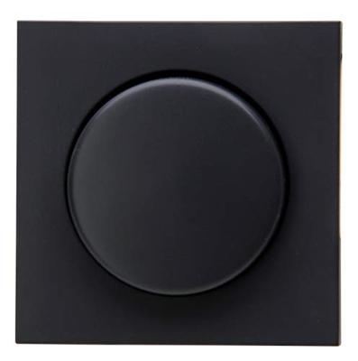 Kopp HK07 antraciet afdekplaat + knop dimmer - 4623030