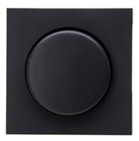 Kopp HK07 antraciet afdekplaat + knop dimmer - 4623030 - thumbnail