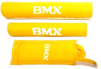 Pad set BMX compleet geel