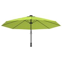VidaXL Wandparasol met leds 290 cm appelgroen - thumbnail
