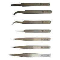 Piergiacomi Set samengesteld uit 7-delige pincetten voor algemeen gebruik - PG-KIT7T - thumbnail