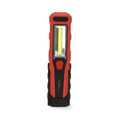 Nedis Werklamp | 4 W | Batterij Gevoed | 5 V DC | Ingebouwde Lithium-Ion | Oplaadbaar | Lichtduur: 5 u | 300 lm | Lichtbereik: 20 m - LWORR05RD Nedis Werklamp | 4 W | Batterij Gevoed | 5 V DC | Ingebouwde Lithium-Ion | Oplaadbaar | Lichtduur: 5 u | 300 lm | Lichtbereik: 20 m - LWORR05RD