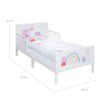 roba Kinderbed Paw Patrol of Peppa Pig 70 x 140 cm (Peppa Pig) roba Kinderbed Paw Patrol of Peppa Pig 70 x 140 cm (Peppa Pig)
