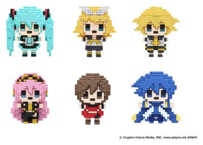 Vocaloid BuilDot Mini Figures Akatans Piapro Characters Blind Box Assortment (6) Vocaloid BuilDot Mini Figures Akatans Piapro Characters Blind Box Assortment (6)