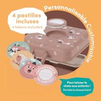 Brooddoos voor kinderen - MONBENTO - Inclusief bestek - BPA-vrij - Snacky Fox - thumbnail