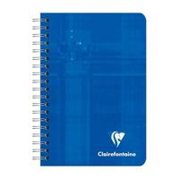 Notitieboek Clairefontaine 95x140mm spiraal lijn assorti | 5 stuks - thumbnail