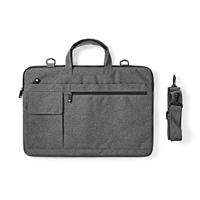 Laptoptas | Schouderriem | 8 Opbergvakken | 17 - 18 inch | Zwart - thumbnail