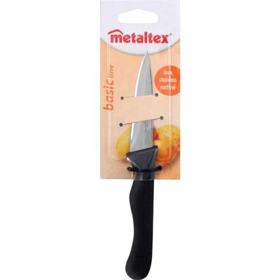 Metaltex basic line keukenmes 21.5 cm rvs/zwart Metaltex basic line keukenmes 21.5 cm rvs/zwart