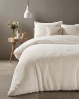 RoyalTextile - Teddy Fur Dekbedovertrek - Beige - 240 x 220 - thumbnail
