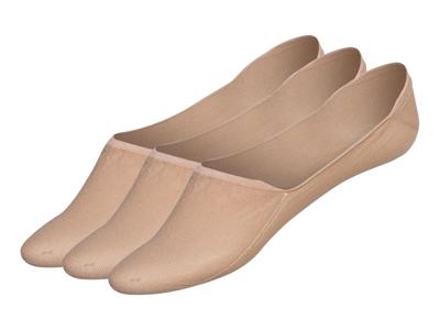 esmara 3 paar sneakersokken (Mid-Cut, Beige, 39-42)