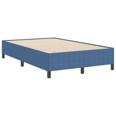 Bedframe Blauw 120 x 190 cm Katoenen stof