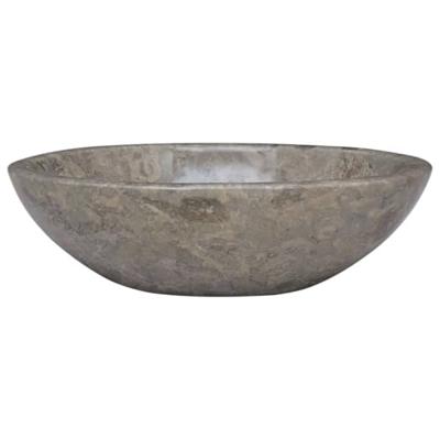 Gootsteen 53x40x15 cm marmer grijs