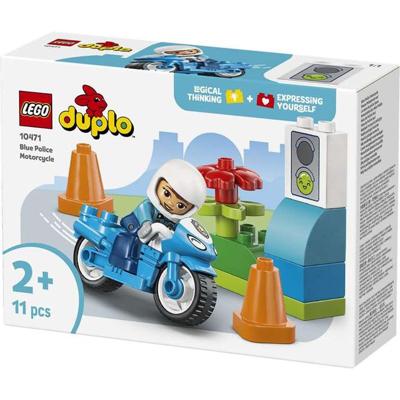 LEGO DUPLO 10471 blauwe politiemotor
