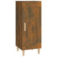 Dressoir 34,5x34x90 cm bewerkt hout gerookt eiken - thumbnail