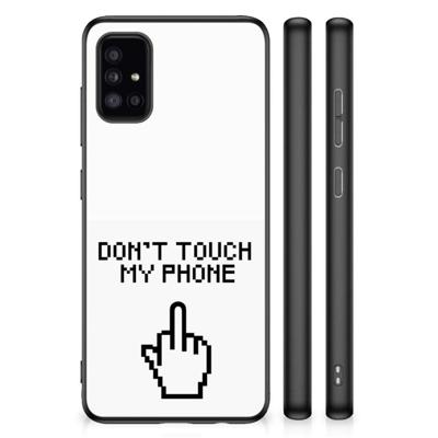 Samsung Galaxy A51 | TPU Hoesje | Finger Don&apos;t Touch My Phone