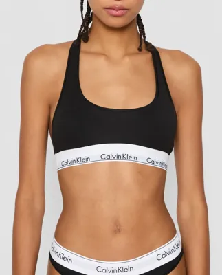 Calvin Klein Bralette dames - Top - Katoenen BH Top met brede bandjes