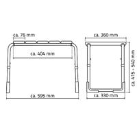 Badkamerkruk Verstelbaar Wiesbaden Ridder Pro Wit - thumbnail
