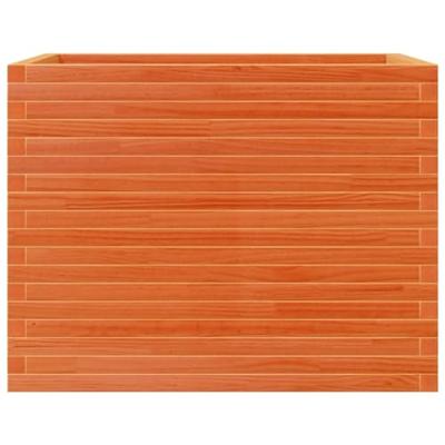 Plantenbak 90x60x68,5 cm massief grenenhout wasbruin