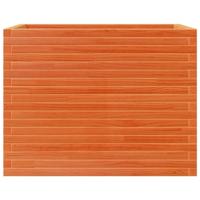 Plantenbak 90x60x68,5 cm massief grenenhout wasbruin - thumbnail