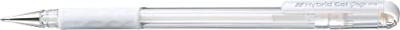 Gelschrijver pentel k118 grip m wit | 12 stuks