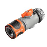 Gardena Slangstuk met reguleerventiel | 13 mm (1/2”) en 15 mm (5/8") - 2942-20 - 2942-20 - thumbnail