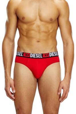 Diesel Herenslips Andre 3-pack zwart-grijs-rood