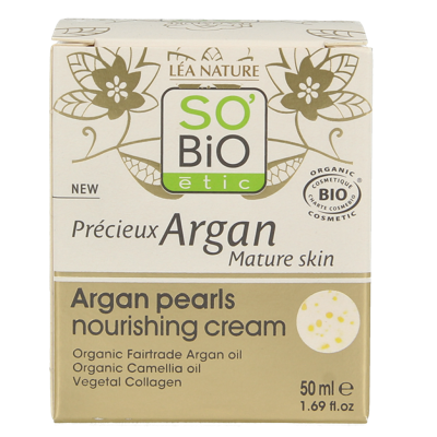 So Bio Etic Argan pearls nourishing cream 50 Milliliter