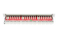Digitus DN-91624S-EA 24 poorten Netwerkpatchpaneel 483 mm (19) CAT 6A 1 HE Grijs-wit (RAL 7035) Ingericht - thumbnail