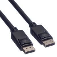 ROLINE DisplayPort Kabel, DP M/M, zwart, 1,5 m - thumbnail